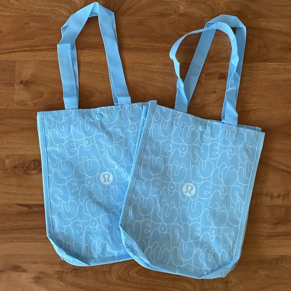 ❤️ Lululemon Limited Edition Brand New Blue Tote Bags